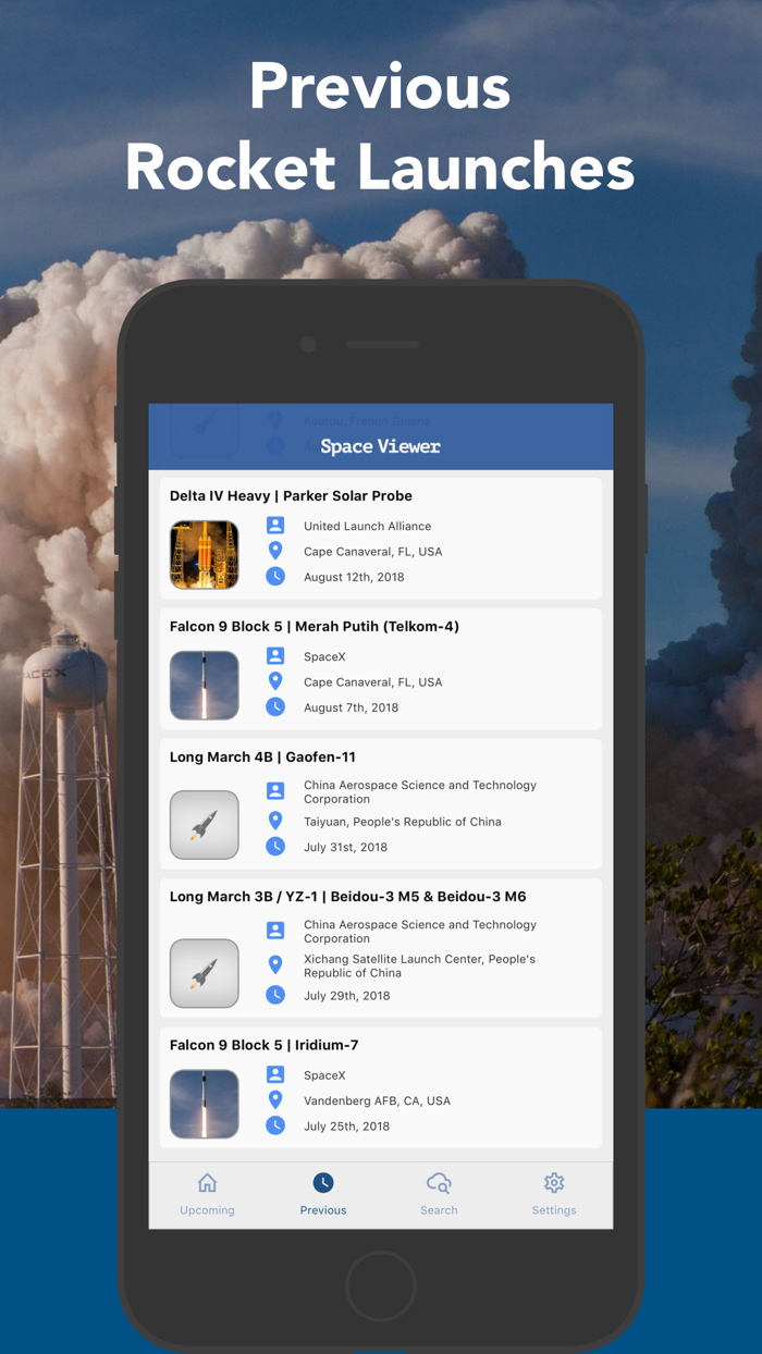 Space Viewer - Rocket Infos