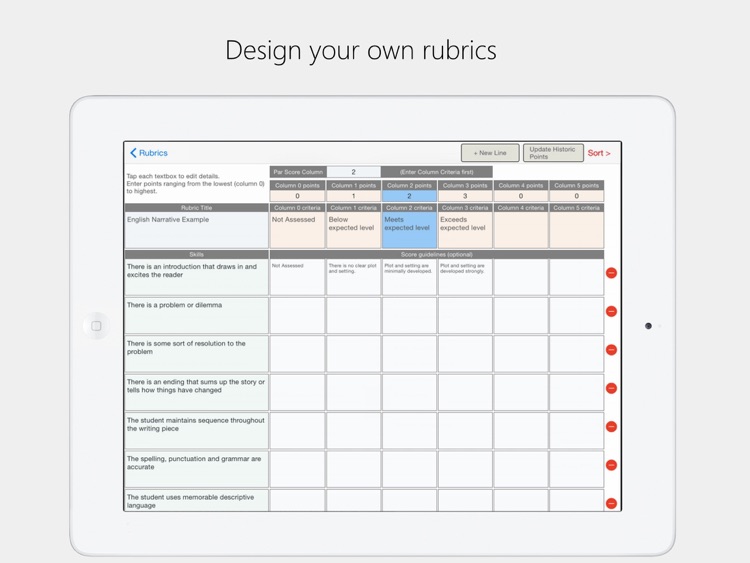 Rubrics screenshot-3