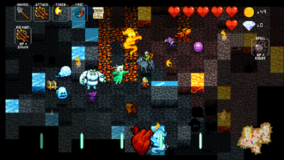 Screenshot from Crypt of the NecroDancer