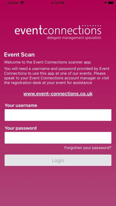 How to cancel & delete Event Scan from iphone & ipad 1