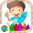 Coloring book for kids - pictures and drawings to paint with girls & boys color games