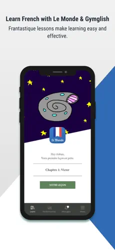 Screenshot 1 Aprender francés con Le Monde iphone