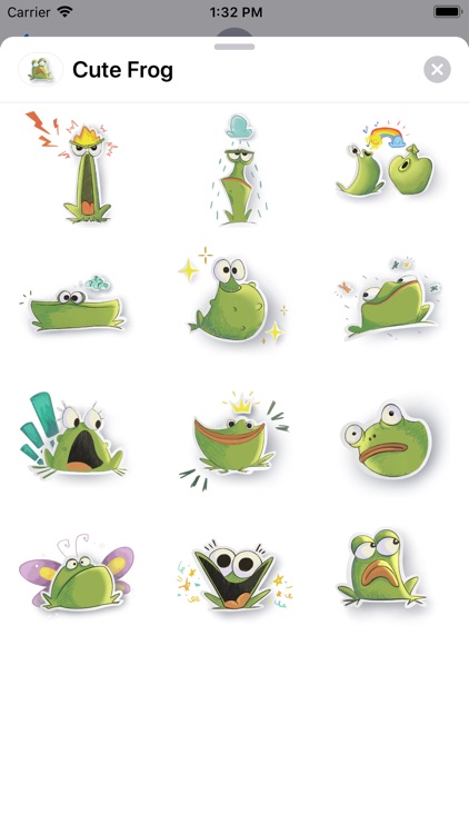 Cute Frog Sticker Pack