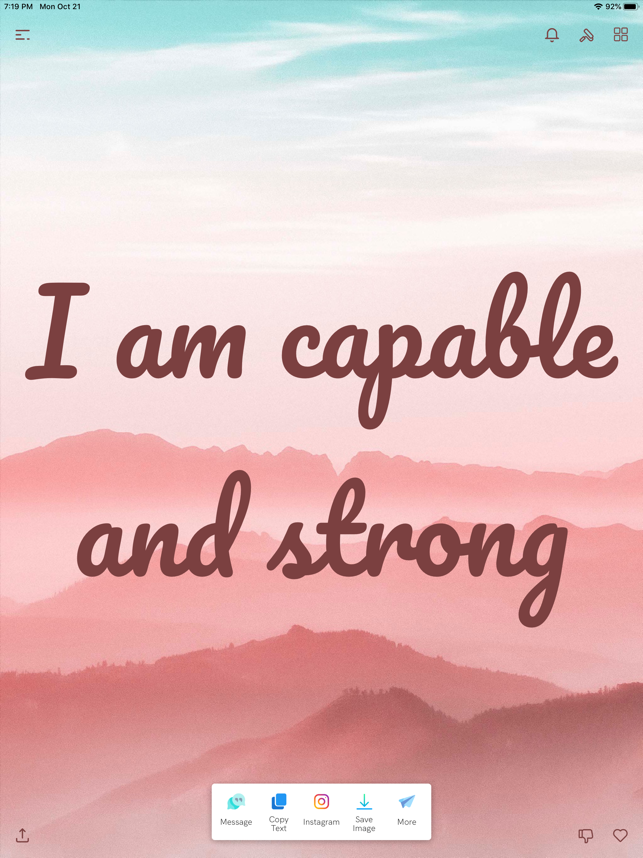 i am - positive affirmations screenshot