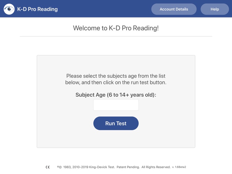 K-D Test Pro Reading