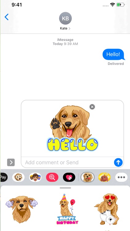 RadarMojis - Golden Retriever