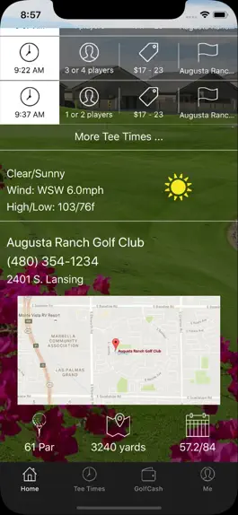 Game screenshot Augusta Ranch Golf Tee Times hack