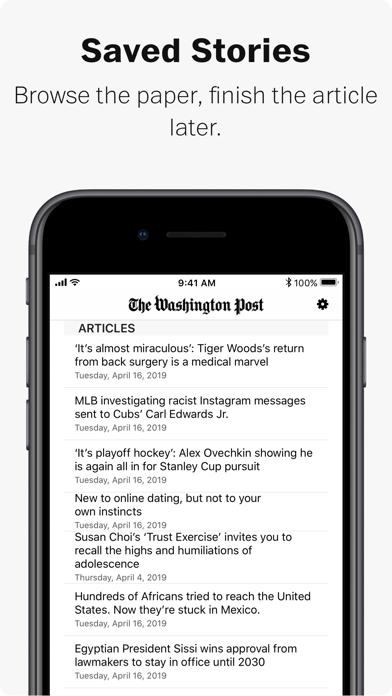Washington Post Print Edition review screenshots