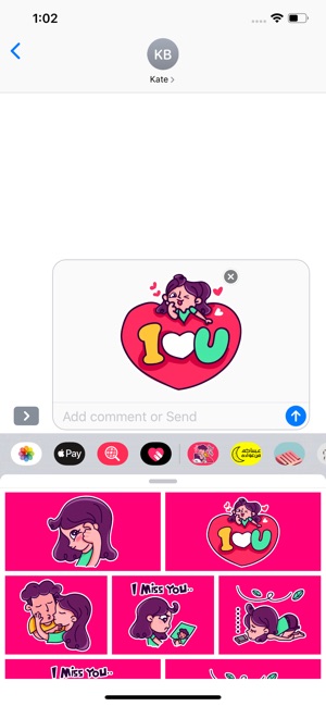 I Love You Forever Stickers(圖1)-速報App