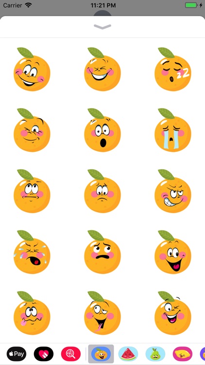 Orange stickers app 2020