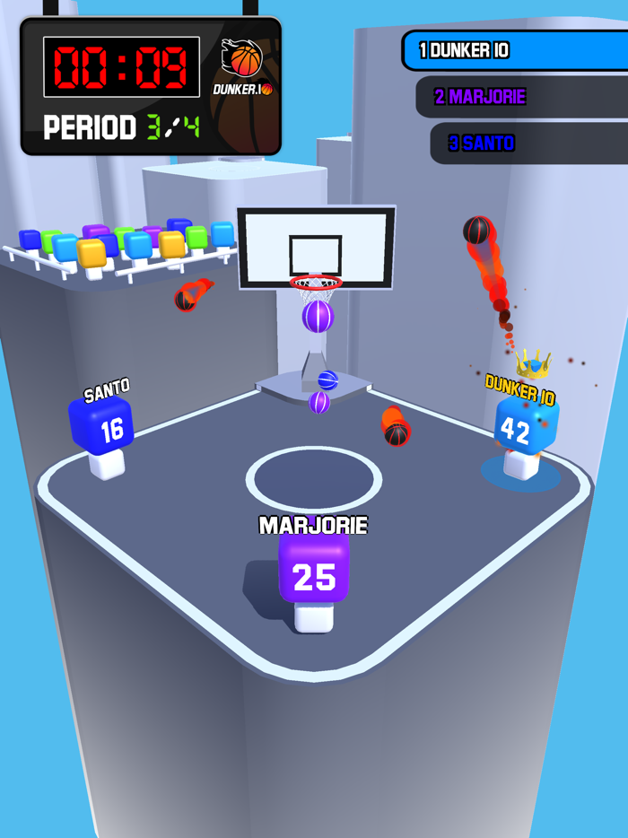 Dunker.io - Basketball Game