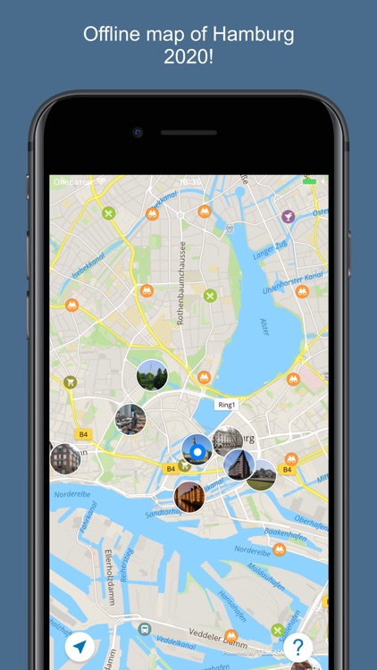 Hamburg 2020 — offline map