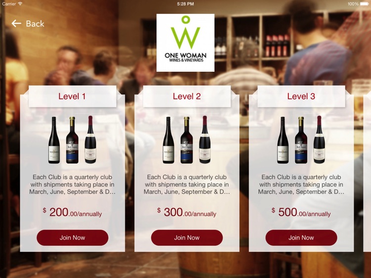 Wine Club Signups