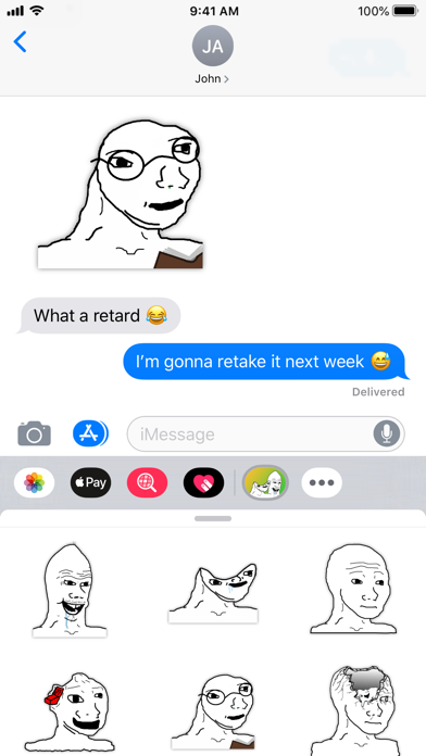 Brainlet Stickers screenshot 2