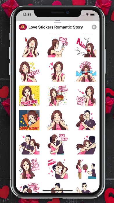 Love Stickers Romantic Story screenshot 4