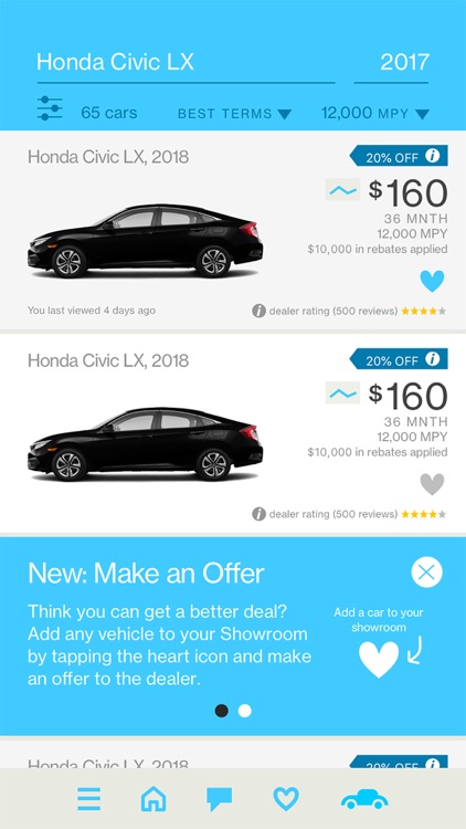 Honcker – The Car Leasing App