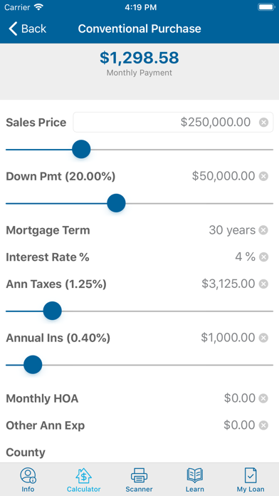 MyHomeLoan Mortgage App screenshot 3