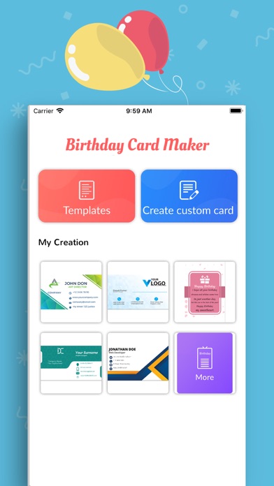 Birthday Card Maker screenshot 2
