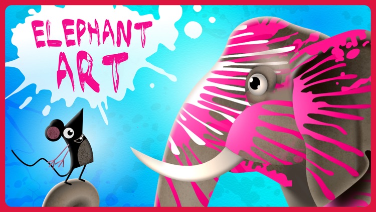 Elephant Art coloring - FULL