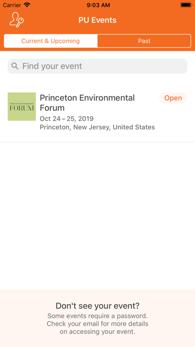 How to cancel & delete Princeton University Events from iphone & ipad 2