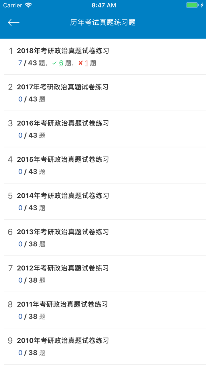 考研政治真题库