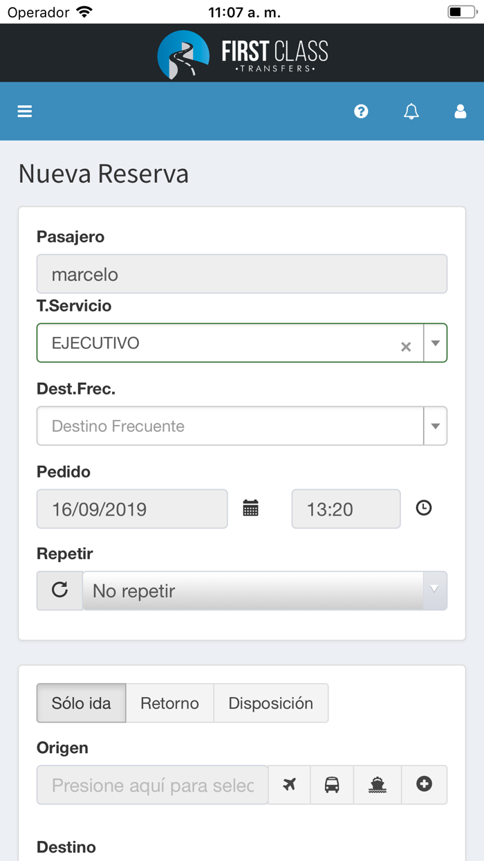 First Class Transfers