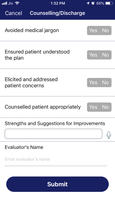 JeffCAT Bedside Checklist screenshot 3