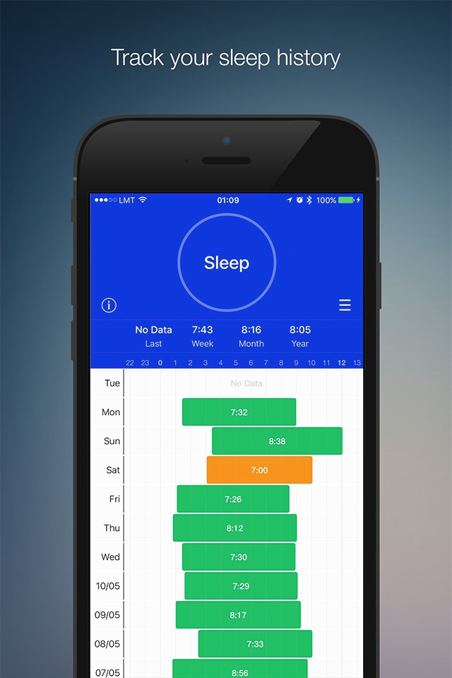 SleepTrack - Your Sleep Log screenshot 2