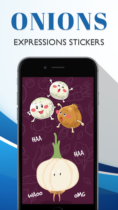 Onion Expression Stickers screenshot 2