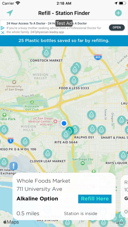 Refill - Water Station Finder