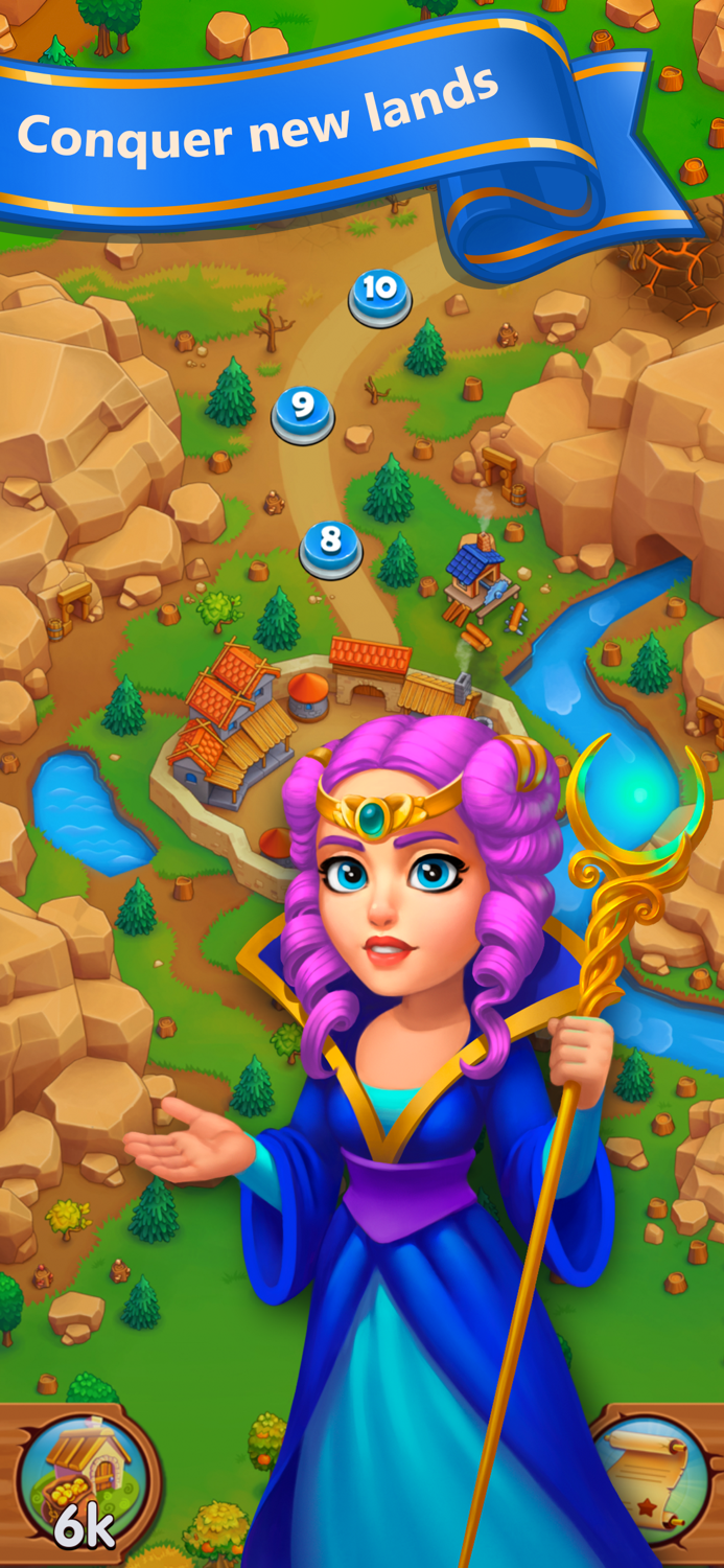 Grow the Kingdom merging game