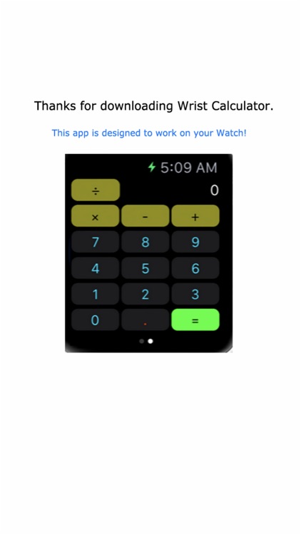 iCalculator Wrist