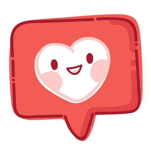 Like it! Animated stickers icon