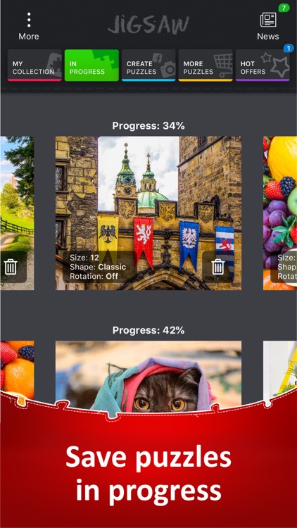 Jigsaw Puzzle Collection HD screenshot-6