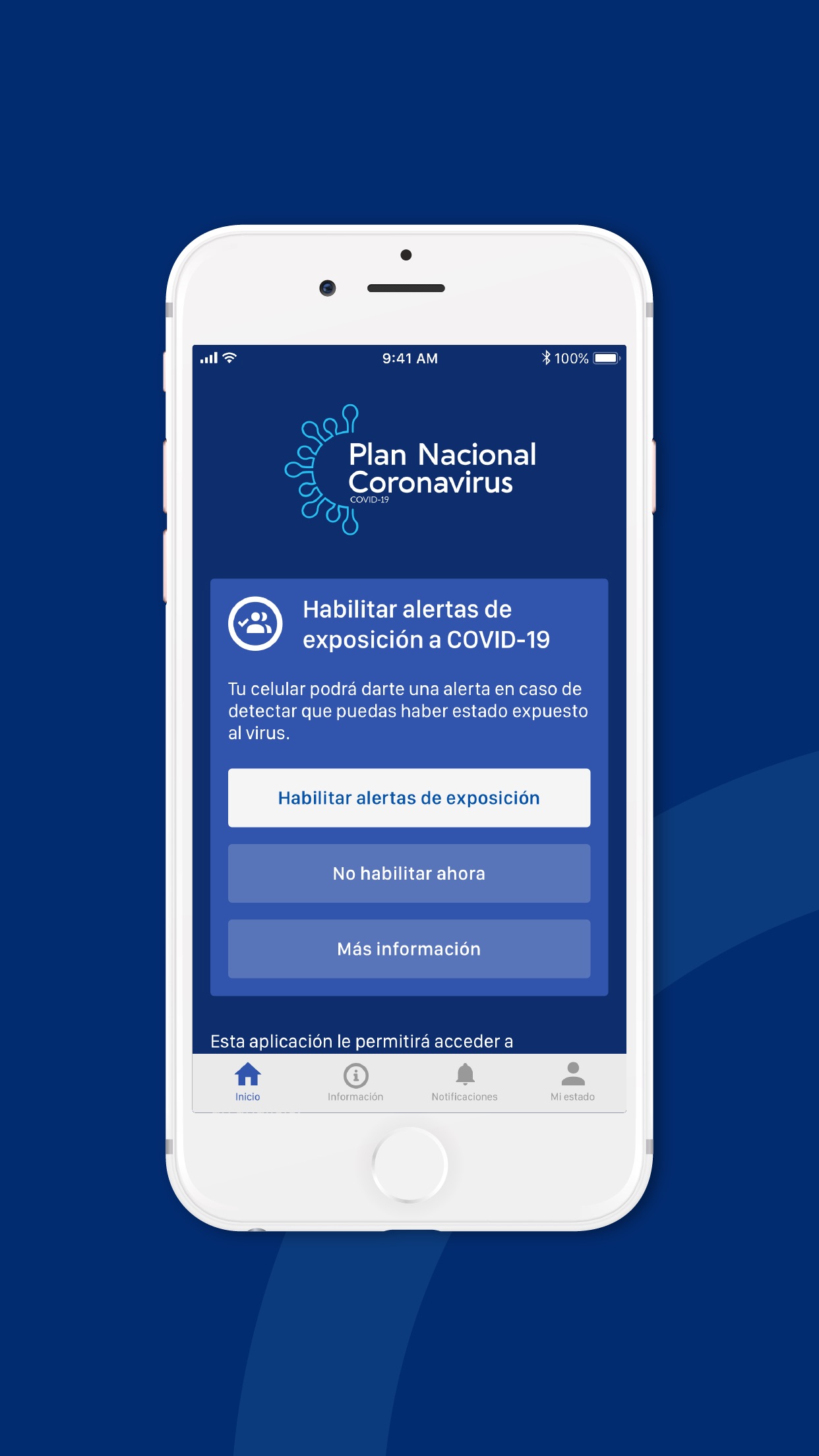 Screenshot do app Coronavirus UY