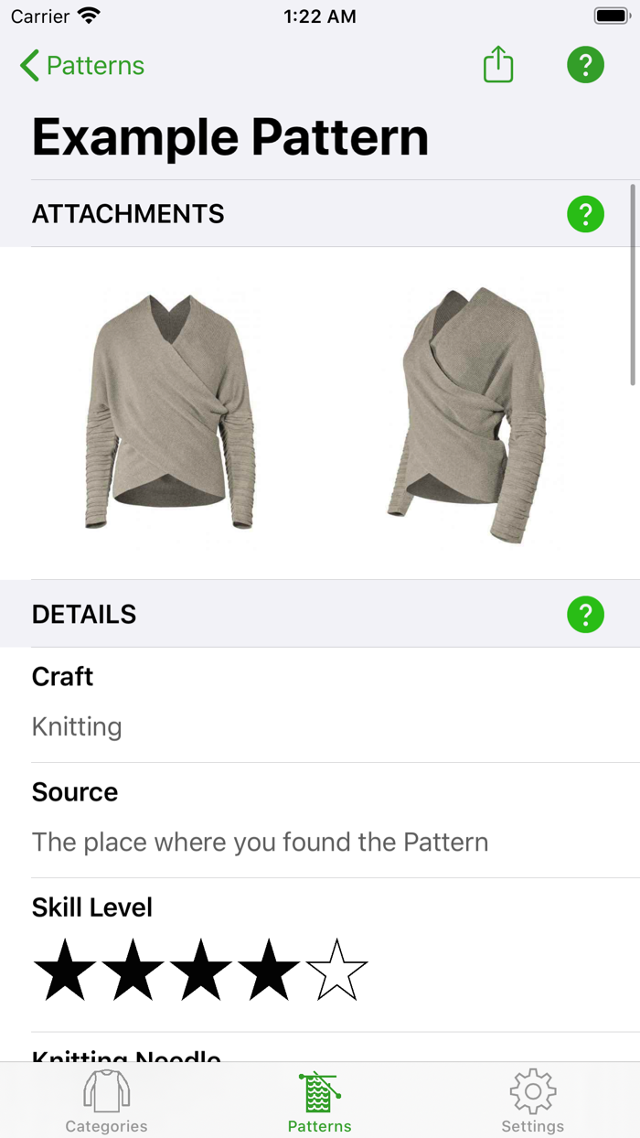 Knitting Patterns Full