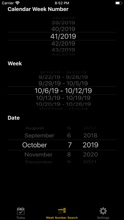 Week Number Pro screenshot-3