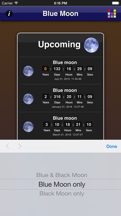 Blue Moon App