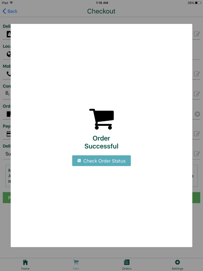 Session Groceries App