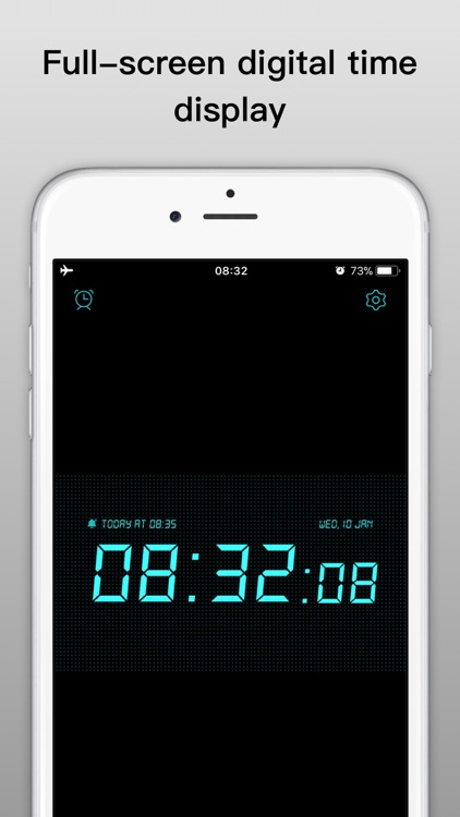 Bedside Clock - music alarms