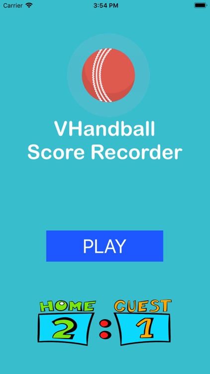 Vhandball Score Recorder