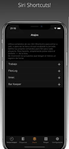 Resim 4 FlexLog - Registro de trabajo iphone