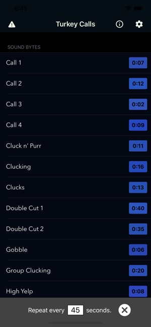 turkey call app iphone