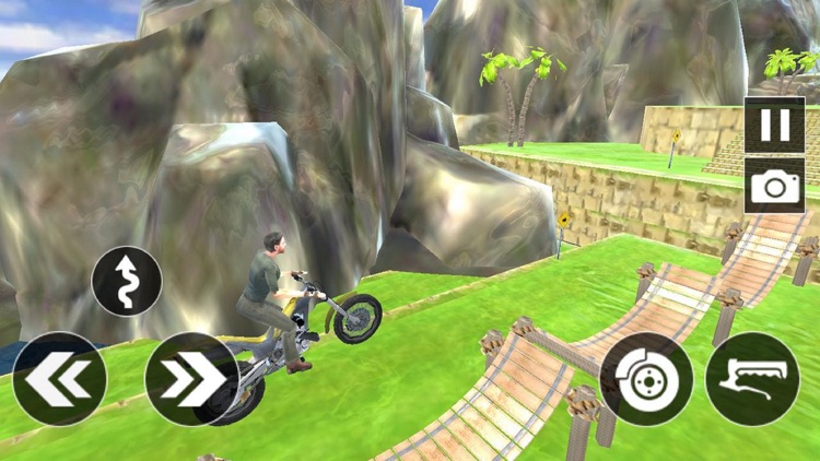 Dirt Bike Obstacle Course 3D screenshot-5