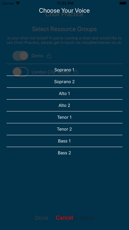 Choir Practice - The Choir App