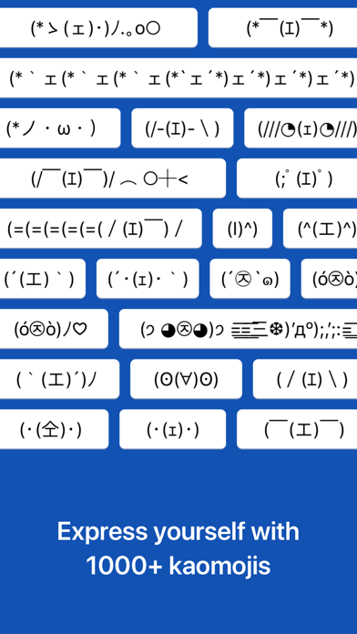 OuOmoji - Kaomoji Keyboard screenshot 2