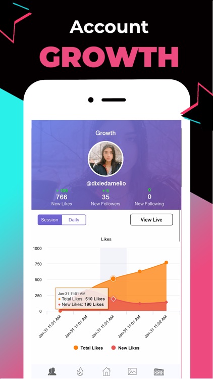 TikTracker: Likes, Fans, Stats