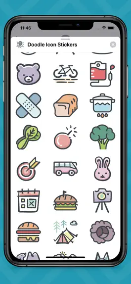 Game screenshot Doodle Icon Stickers hack