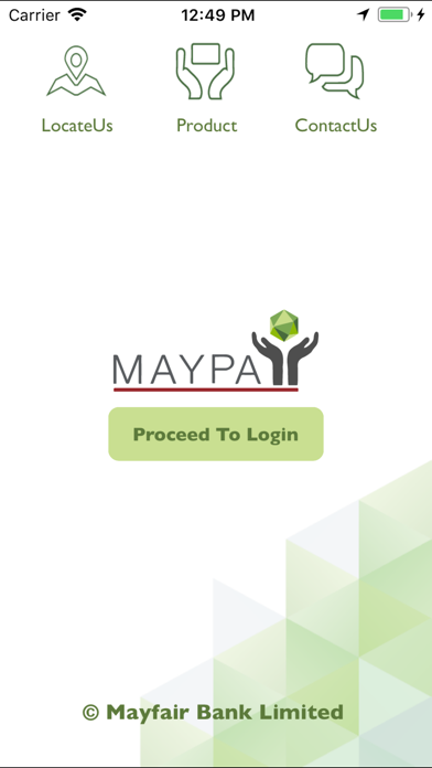 How to cancel & delete Mayfair Bank MAYPAY from iphone & ipad 1