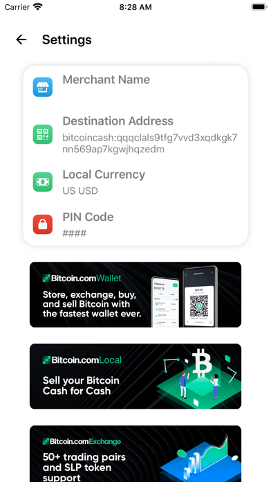 Bitcoin Cash Register screenshot 4